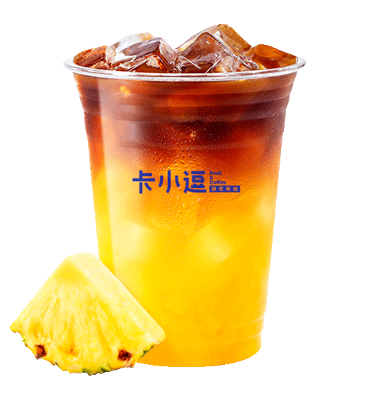 鳳梨泡泡果咖