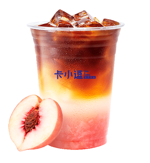 水蜜桃氣泡果咖