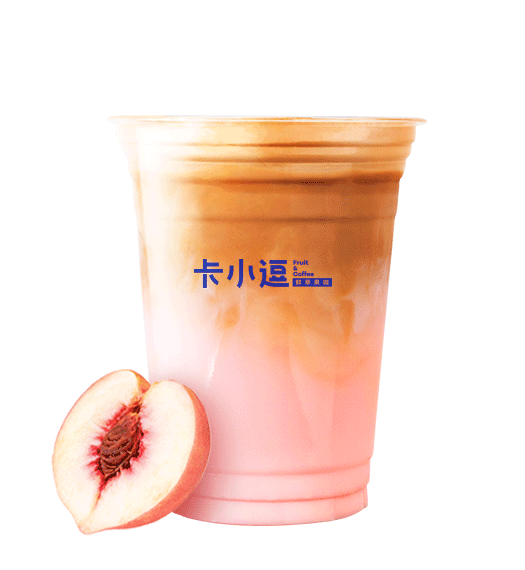 白桃輕乳拿鐵